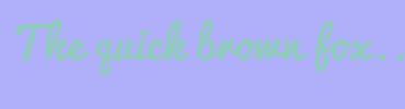 Image with Font Color 8FCCBD and Background Color AFAFFA